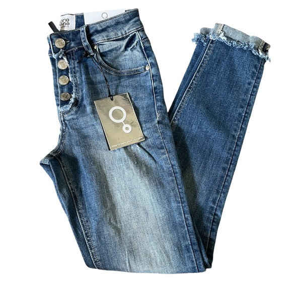 Insane Gene | Mid-Rise Ankle Skinny Button Fly Jeans | NWT - Picture 1 of 8